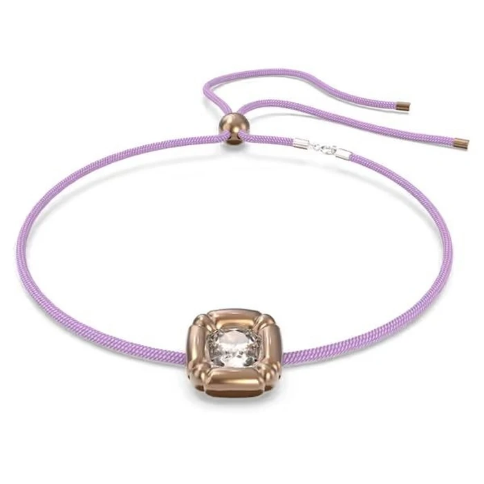 Swarovski Dulcis Choker Πλεκτό Ροζ 5601585