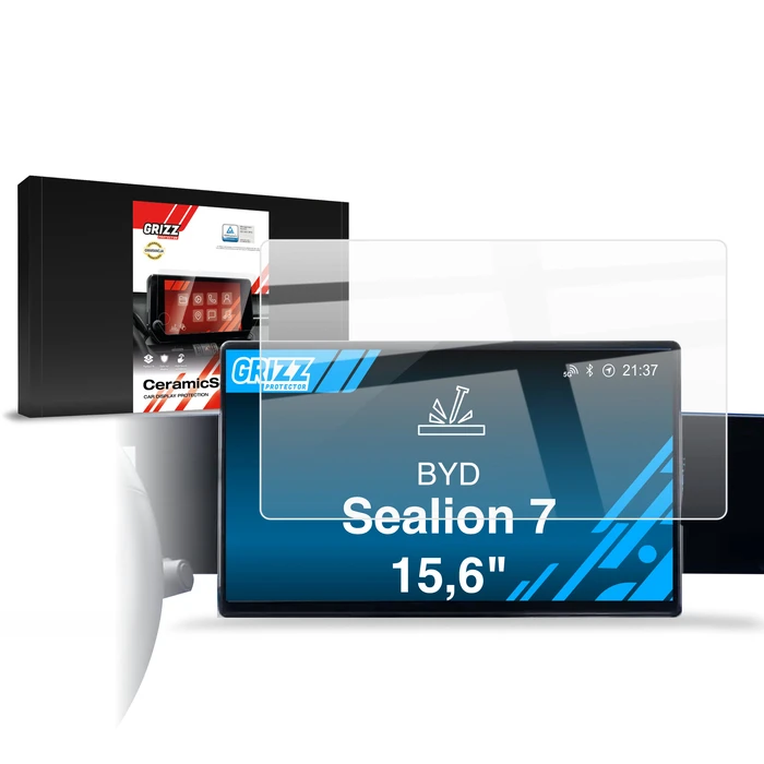 Ceramic GrizzGlass CarDisplay Protection BYD Sealion 7 15,6" (2026)