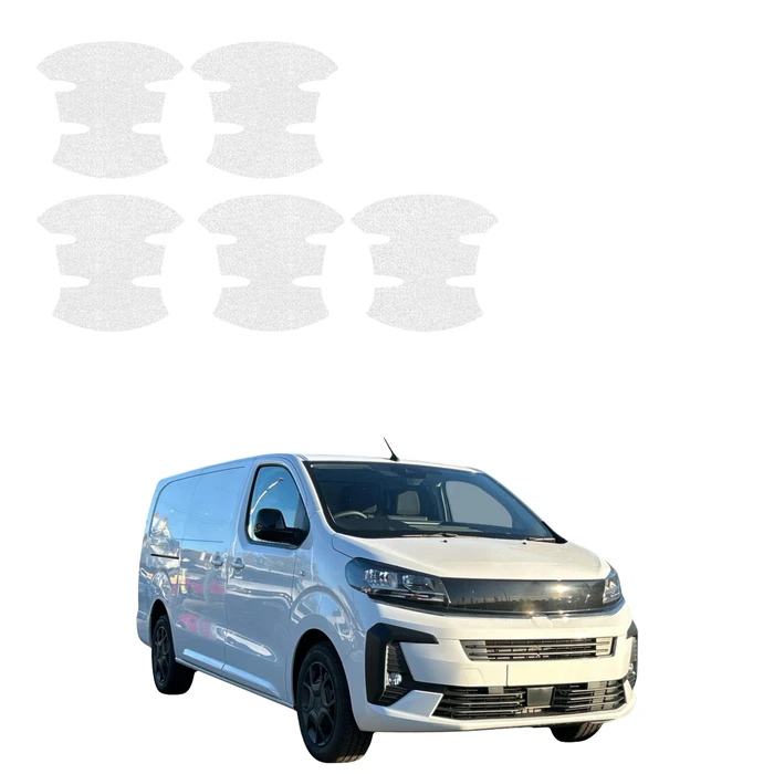 GrizzGlass HeavyDuty Clear Door Handle Protective Film Opel Vivaro (2024-2026) [5in1]