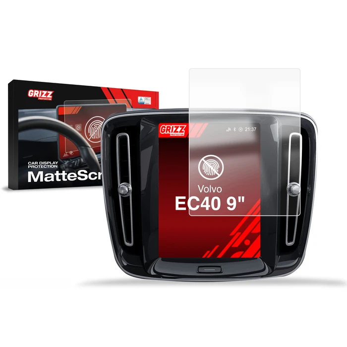 Matte GrizzGlass CarDisplay Protection Volvo EC40 9" (2024-2026)