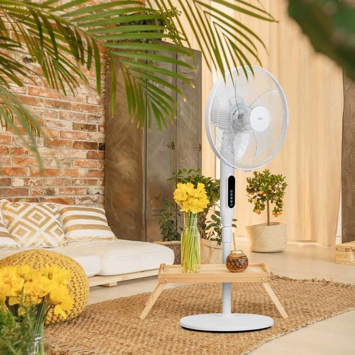 Ανεμιστήρας Δαπέδου Λευκός Αθόρυβος 16 Osio OSF-9015