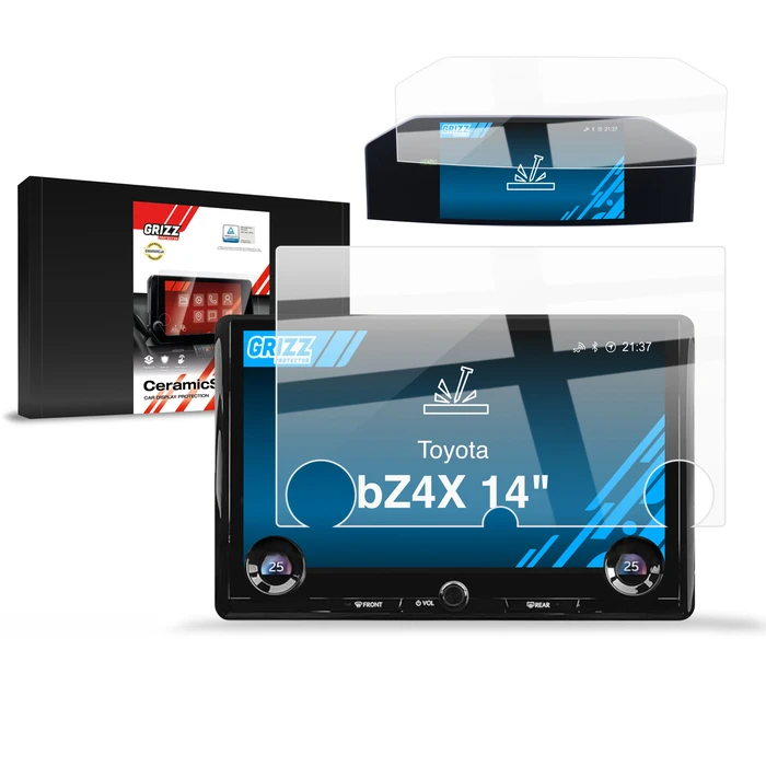 Ceramic GrizzGlass CarDisplay Protection Toyota bz4x 14" (2026) [2in1]