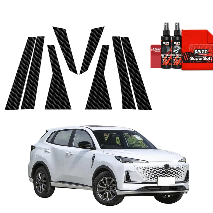 GrizzGlass BodyShield Carbon Car Pillar Protective Film Changan CS55 Plus (2026) [8in1]