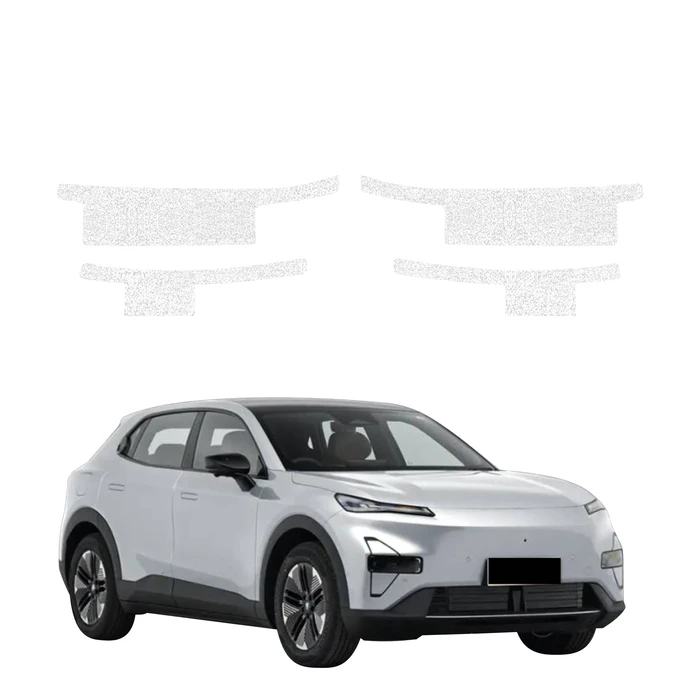 GrizzGlass HeavyDuty White Door Sill Protective Film Changan Deepal S05 (2026) [4in1]