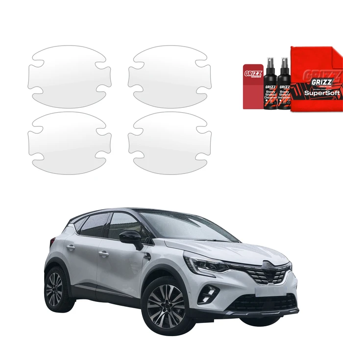 GrizzGlass BodyShield Door Handle Protective Film Renault Captur (2019-2023) [4in1]