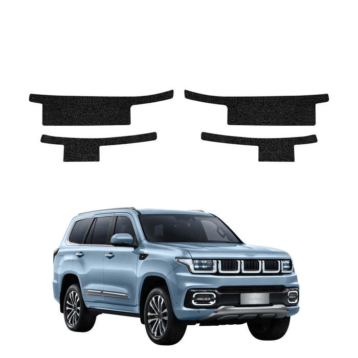 GrizzGlass HeavyDuty Black Door Sill Protective Film BAIC BJ60 (2026) [4in1]