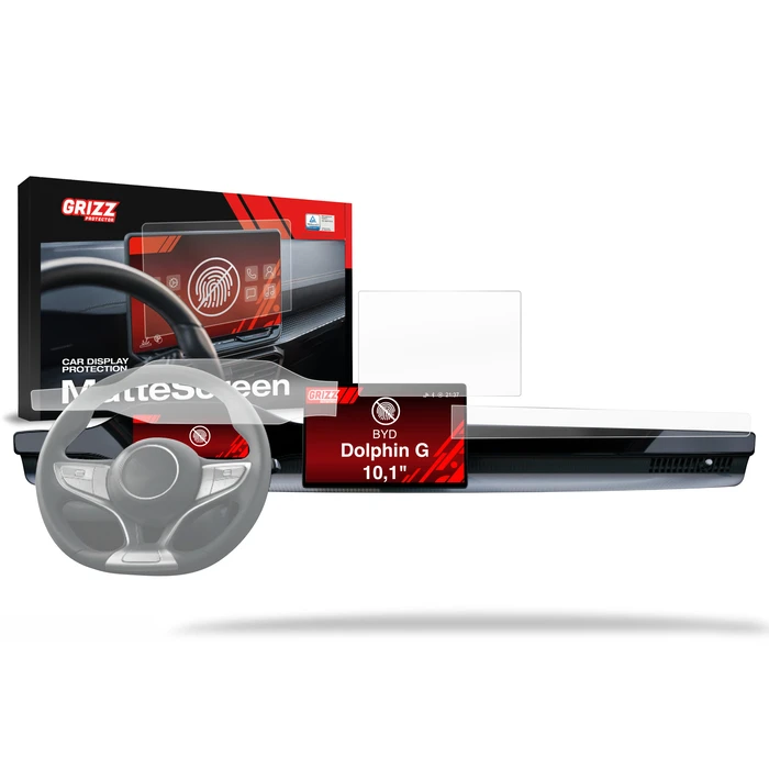 Matte GrizzGlass CarDisplay Protection BYD Dolphin G D-mi 10,1" (2026) [3in1]
