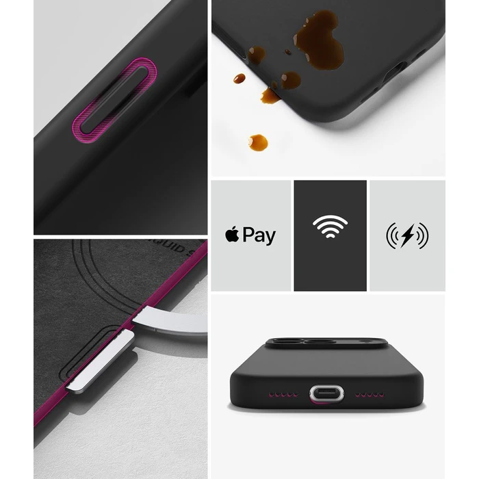 Ringke Silicone Magnetic MagSafe Apple iPhone 18 Pro Max Black