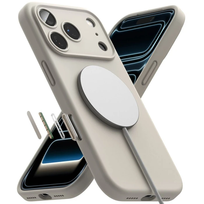 Ringke Silicone Magnetic MagSafe Apple iPhone 18 Pro Max Stone