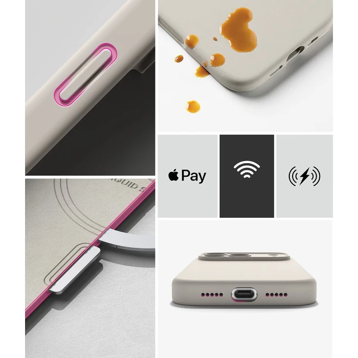 Ringke Silicone Magnetic MagSafe Apple iPhone 18 Pro Max Stone