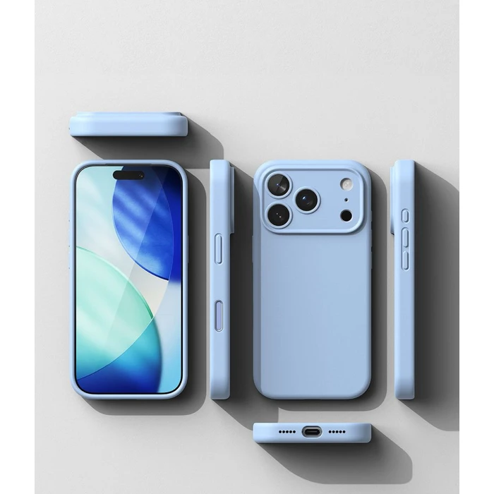 Ringke Silicone Magnetic MagSafe Apple iPhone 18 Pro Light Blue