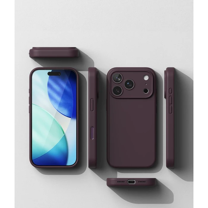 Ringke Silicone Magnetic MagSafe Apple iPhone 18 Pro Dark Cherry