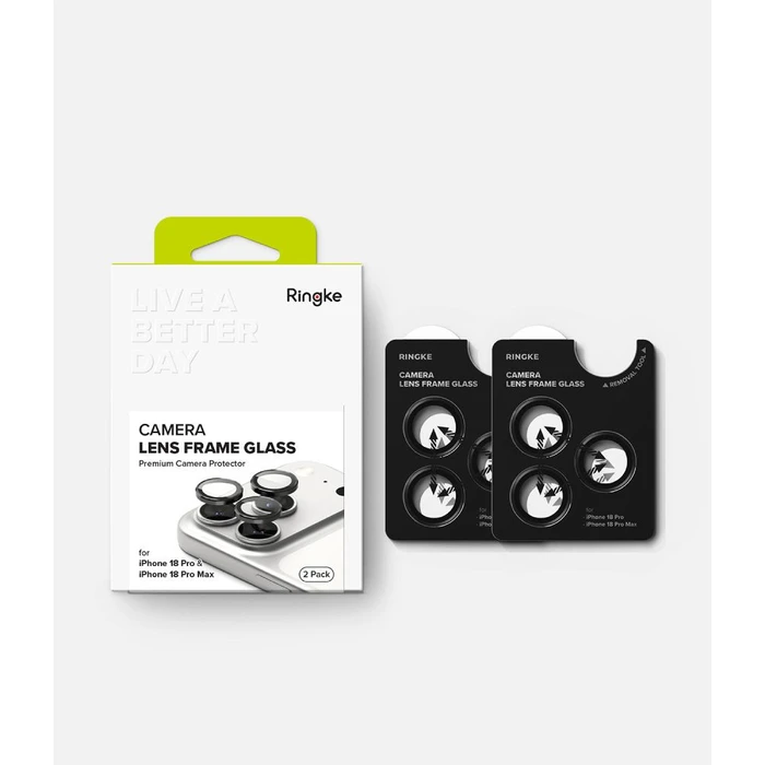 Ringke Camera Frame Protector Apple iPhone 18 Pro / 18 Pro Max Black [2 PACK]