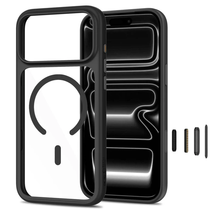 Tech-Protect MagOne MagSafe CC + Glass 2-pack Apple iPhone 17 Pro Max / 18 Pro Max Black/clear