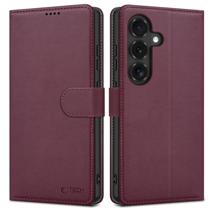 Tech-Protect Wallet Samsung Galaxy S26 FE Mulberry