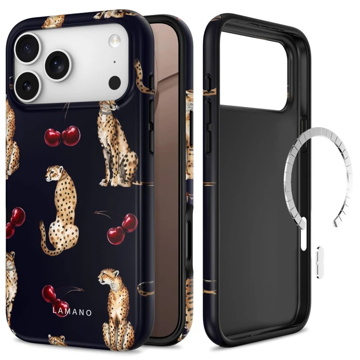 Tech-Protect Lamano MagSafe Apple iPhone 17 Pro Max / 18 Pro Max Midnight Cherry