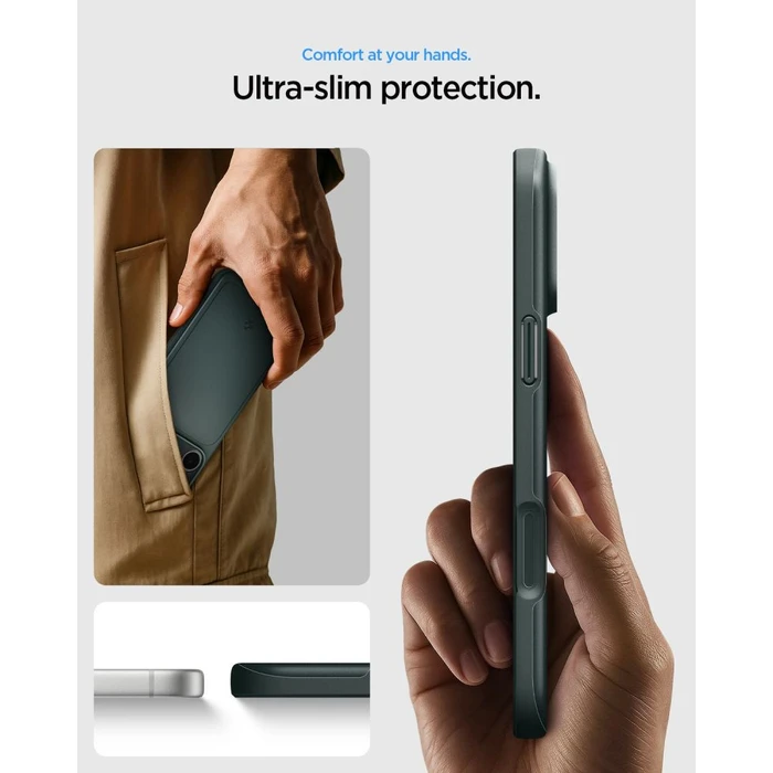 Spigen Thin Fit MagSafe Apple iPhone 17 Pro Max / 18 Pro Max Abyss Green