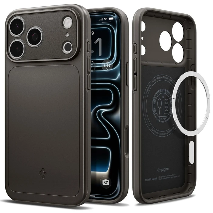 Spigen Thin Fit MagSafe Apple iPhone 17 Pro Max / 18 Pro Max Gunmetal