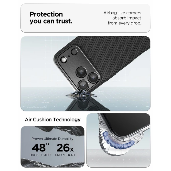 Spigen Liquid Air Apple iPhone 17 Pro Max / 18 Pro Max Matte Black