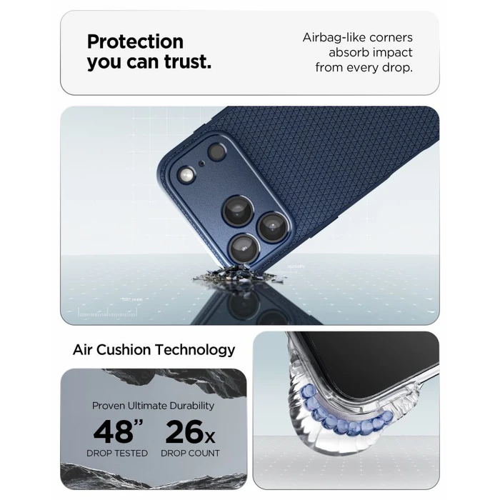Spigen Liquid Air Apple iPhone 17 Pro Max / 18 Pro Max Navy Blue