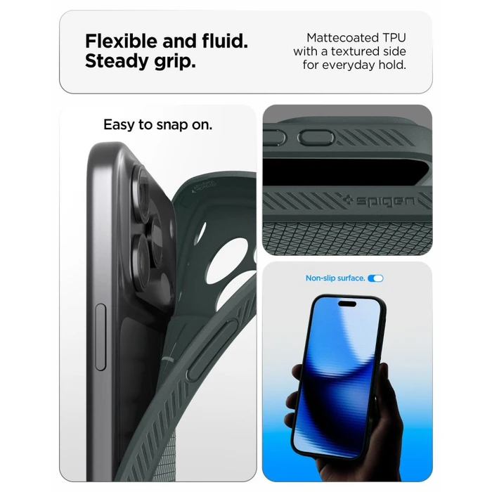 Spigen Liquid Air Apple iPhone 17 Pro Max / 18 Pro Max Abyss Green