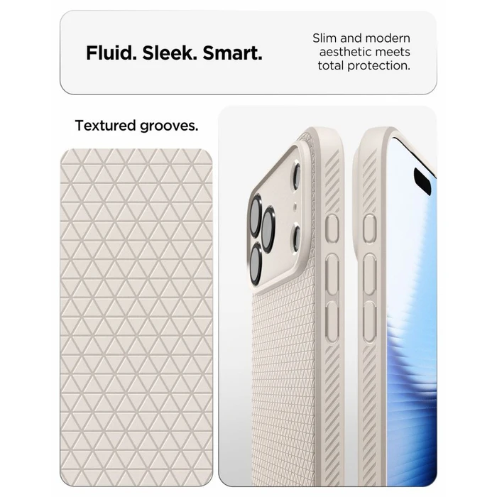 Spigen Liquid Air Apple iPhone 17 Pro Max / 18 Pro Max Natural Titanium