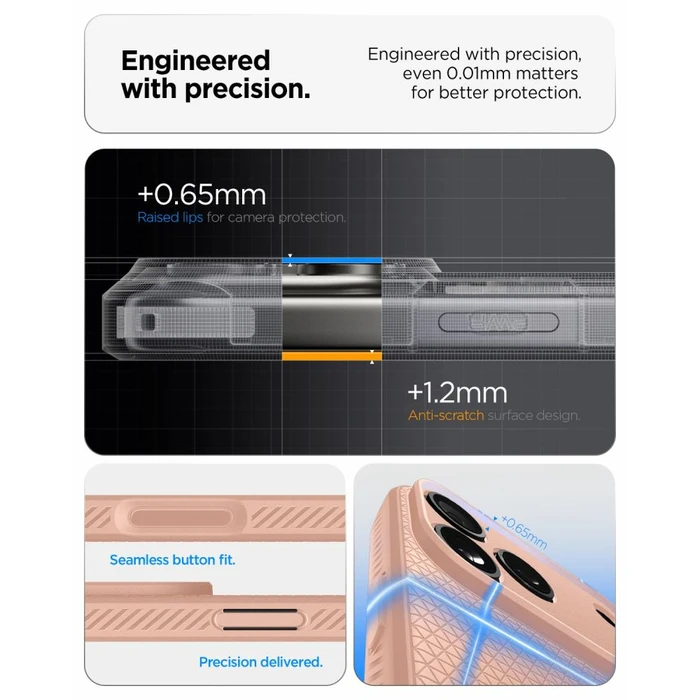 Spigen Liquid Air Apple iPhone 17 Pro Max / 18 Pro Max Rose Titanium