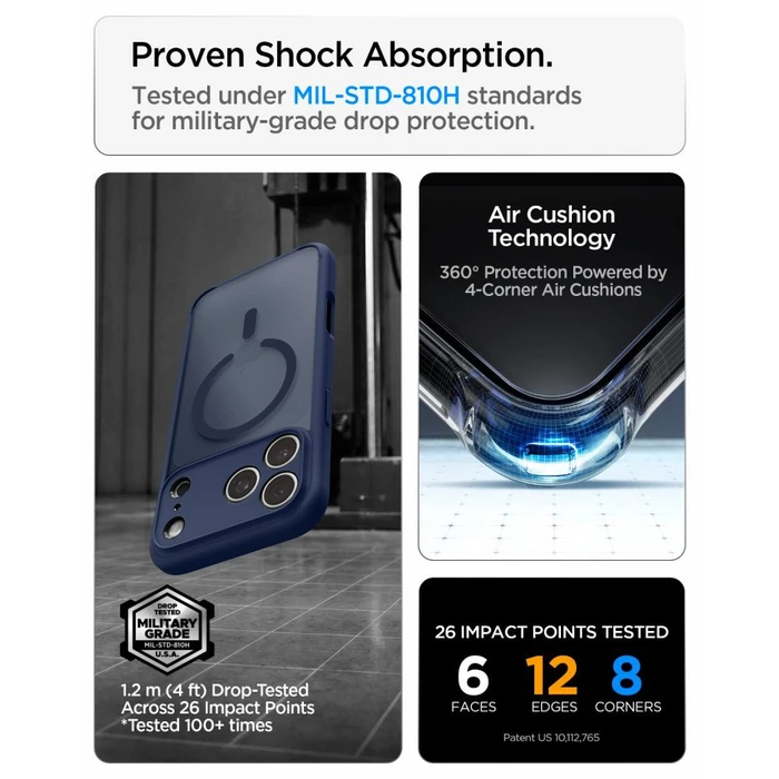 Spigen Ultra Hybrid MagSafe Apple iPhone 17 Pro Max / 18 Pro Max Frost Deep Blue