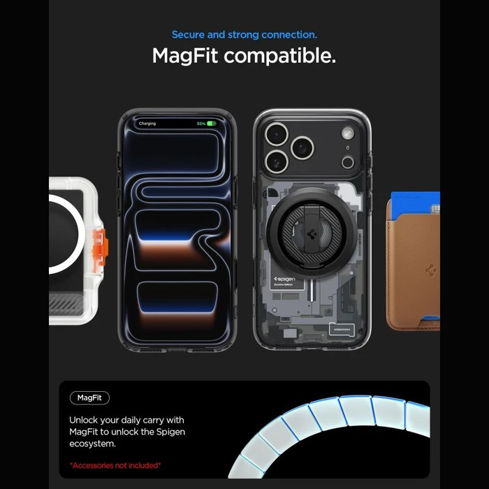 Spigen Ultra Hybrid MagSafe Apple iPhone 17 Pro Max / 18 Pro Max Zero One Black