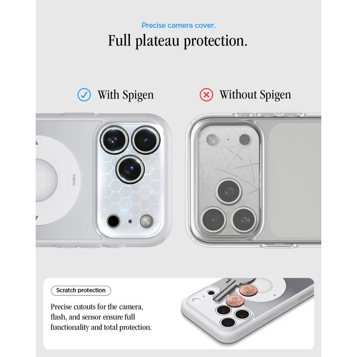 Spigen Ultra Hybrid MagSafe Apple iPhone 17 Pro Max / 18 Pro Max Classic Silver