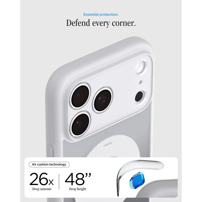 Spigen Ultra Hybrid MagSafe Apple iPhone 17 Pro Max / 18 Pro Max Classic Silver