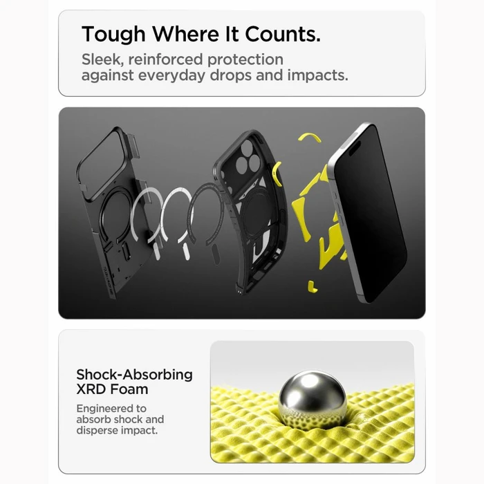 Spigen Tough Armor T MagSafe Apple iPhone 17 Pro Max / 18 Pro Max Black