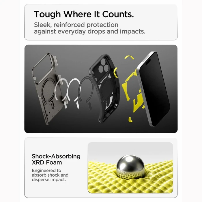 Spigen Tough Armor T MagSafe Apple iPhone 17 Pro Max / 18 Pro Max Gunmetal