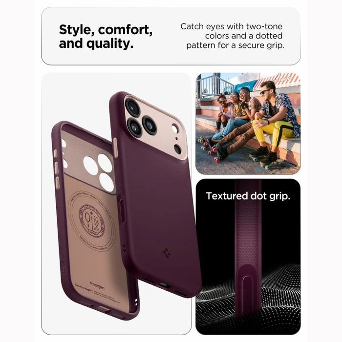 Spigen Nano Pop MagSafe Apple iPhone 17 Pro Max / 18 Pro Max Burgundy Bean