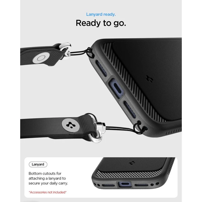 Spigen Rugged Armor MagSafe Apple iPhone 17 Pro / 18 Pro Matte Black
