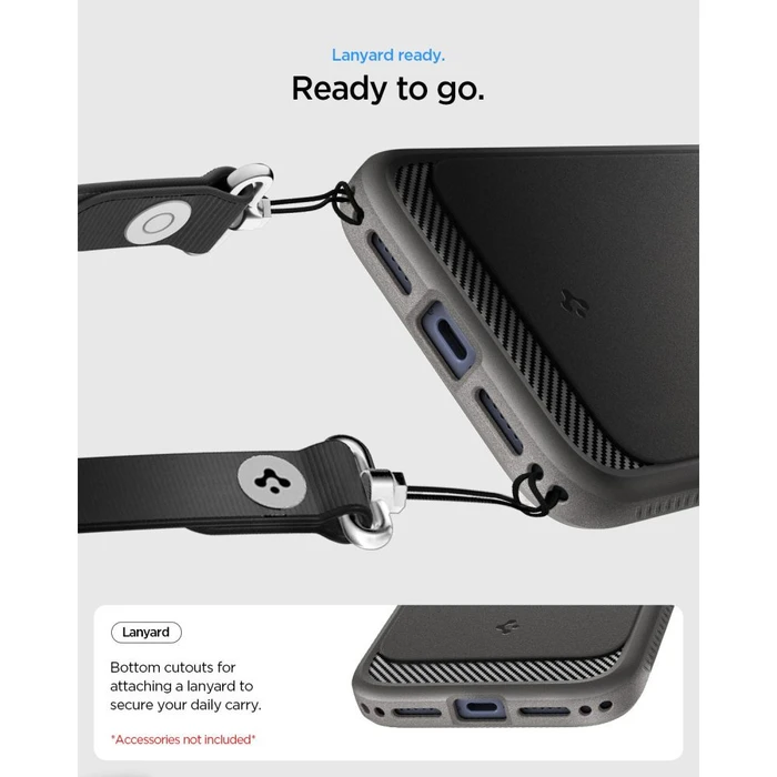 Spigen Rugged Armor MagSafe Apple iPhone 17 Pro / 18 Pro Grey