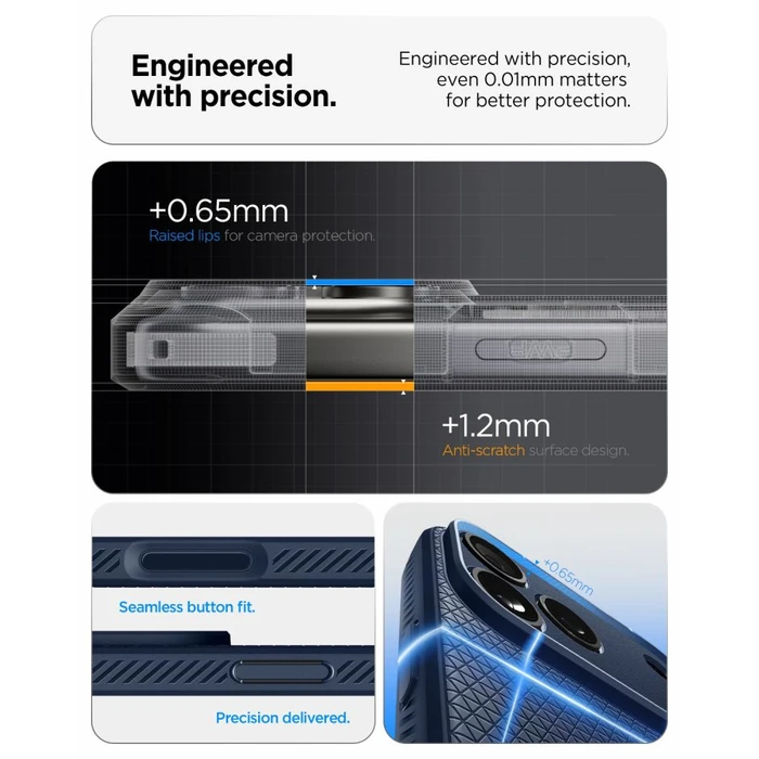 Spigen Liquid Air Apple iPhone 17 Pro / 18 Pro Navy Blue