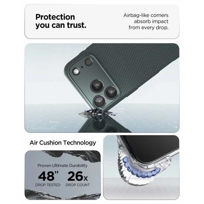Spigen Liquid Air Apple iPhone 17 Pro / 18 Pro Abyss Green