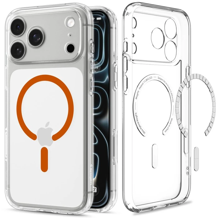 Spigen Ultra Hybrid MagSafe Apple iPhone 17 Pro / 18 Pro Clear/orange