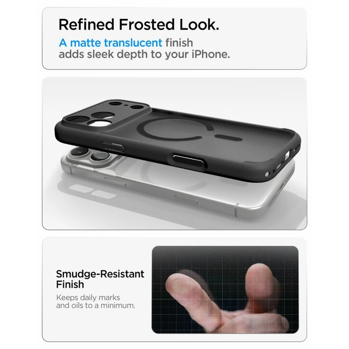 Spigen Ultra Hybrid MagSafe Apple iPhone 17 Pro / 18 Pro Frost Black