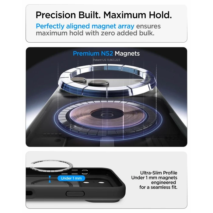 Spigen Ultra Hybrid MagSafe Apple iPhone 17 Pro / 18 Pro Frost Black
