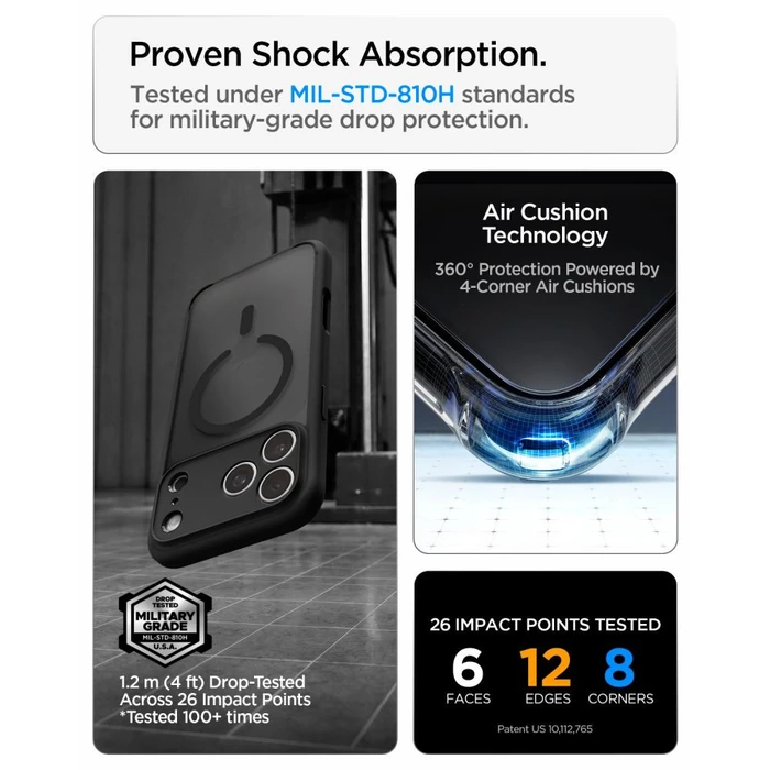 Spigen Ultra Hybrid MagSafe Apple iPhone 17 Pro / 18 Pro Frost Black