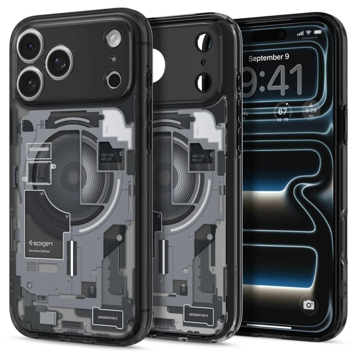 Spigen Ultra Hybrid MagSafe Apple iPhone 17 Pro / 18 Pro Zero One Black