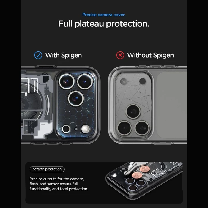 Spigen Ultra Hybrid MagSafe Apple iPhone 17 Pro / 18 Pro Zero One Black