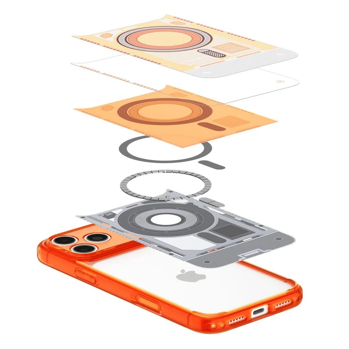 Spigen Ultra Hybrid MagSafe Apple iPhone 17 Pro / 18 Pro C-one Tangerine