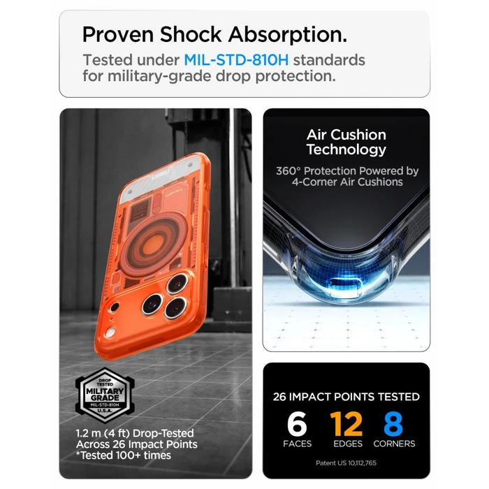Spigen Ultra Hybrid MagSafe Apple iPhone 17 Pro / 18 Pro C-one Tangerine