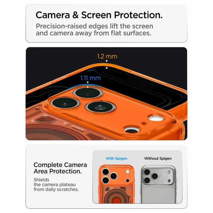 Spigen Ultra Hybrid MagSafe Apple iPhone 17 Pro / 18 Pro C-one Tangerine