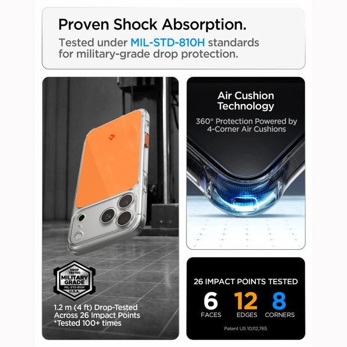 Spigen Ultra Hybrid T MagSafe Apple iPhone 17 Pro / 18 Pro Glossy Orange