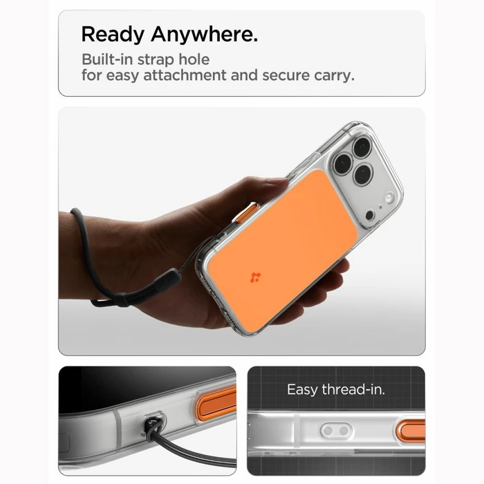 Spigen Ultra Hybrid T MagSafe Apple iPhone 17 Pro / 18 Pro Glossy Orange
