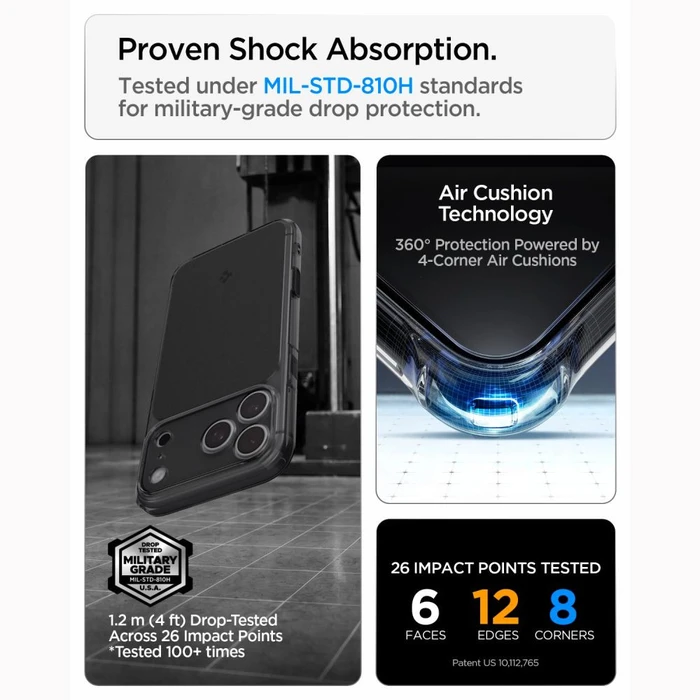 Spigen Ultra Hybrid T MagSafe Apple iPhone 17 Pro / 18 Pro Matte Black